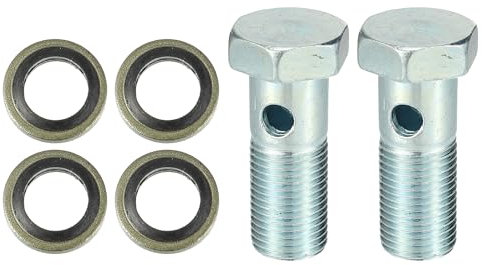 QUARKZMAN 2er Set Universal Auto Banjo Bolt Bremsadapter M16 x 1.5