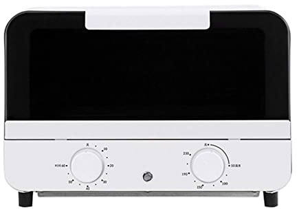 Mini Horno Eléctrico Doméstico, Horno Eléctrico de Mesa Comercial, Múltiples Funciones de Cocción y Parrilla, Control de Temperatura Ajustable, para Pasteles Alitas de Pollo