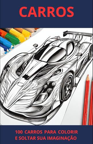 carros: mais de 100 desenhos para colorir