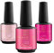 SHAYENNE UV Nagellack Set -MADE in GERMANY 3 Stück - 9121 Baby Pink Glitter 15 ml - 122 Warm Pink - 123 Crazy Pink Gel Farblack Gellack Nagel Lack Nail Polish Nagelgel