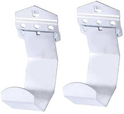 jojofuny Wandorganisator 2 Stk haken Aufbewahrungshaken halbrunde Haken quadratisches Loch Haken zum Aufhängen von Brettern Multifunktionshaken Stahlhaken Lagerung anschließen Veranstalter