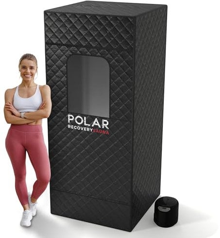Polar Recovery Sauna galardonada de Polar Recovery (6 pies) – Sauna de vapor portátil de primera calidad para recuperación/sauna para sauna de vapor casera
