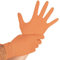 1000x Hygostar Einweghandschuhe Safe Light, Einmalhandschuhe Größe XL, reißfeste Nitrilhandschuhe, puderfrei, latexfreie Gummihandschuhe, Handschuhe Einweg, Orange in XS, S, M, L, XL & XXL