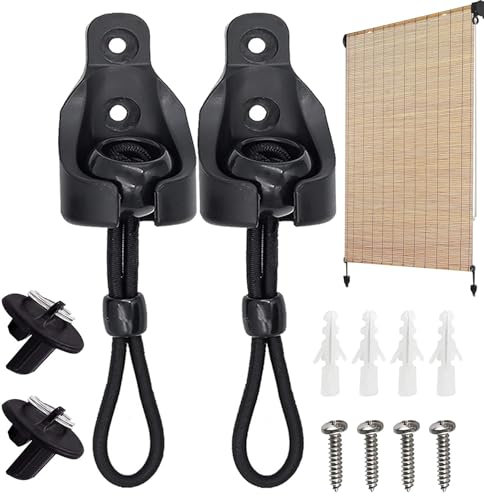Zuasdvnk Bungee-Kits für den Außenbereich, wetterfestes Sonnenschutz-Hardware-Kit – Außen-Sonnenschutz-Hardware, Rollo-Ersatzteile für Jalousie
