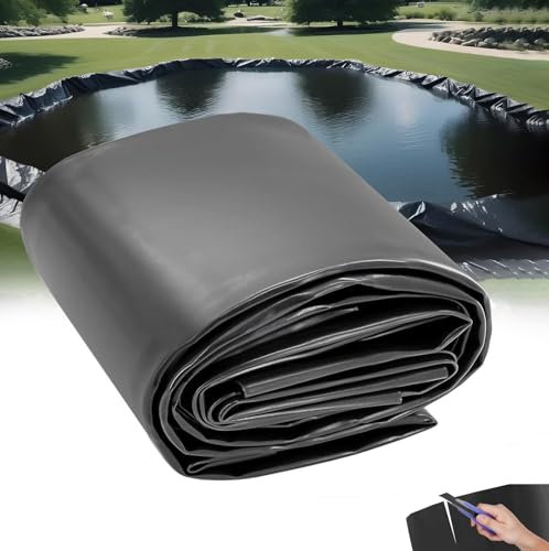 Dnowegas Liner Bassin extérieur 6X6m Grande Piscine d'aquaculture réservoir de rétention temporaire Réservoir d'eau extérieur Chiffon grattoir à Couteaux Facile à Plier Bassin pour Poisson Exterieur