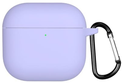 FTRONGRT Cover Compatibile con AirPods 4 2024, Silicone Morbido, Antigraffio, Bluetooth Scatola per Cuffie Custodia Protettiva Compatibile con AirPods 4 2024.Viola