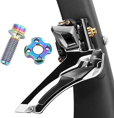 Alloy Front Derailleur Screws - Strength, Stylish Accessories for Road Folding Bikes ((colorful))