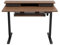 FEZIBO Height Adjustable Electric Standing Desk With Keyboard and Storage Drawers, 140 * 60cm Stand up Table, Sit Stand Home Office Desk with Splice Board, Black Walnut