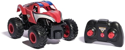 Monster Jam, Marvel Spider-Man RC, Ferngesteuerter Truck im Spider-Man-Design, für drinnen und draußen, Maßstab 1:24, ab 3 Jahren