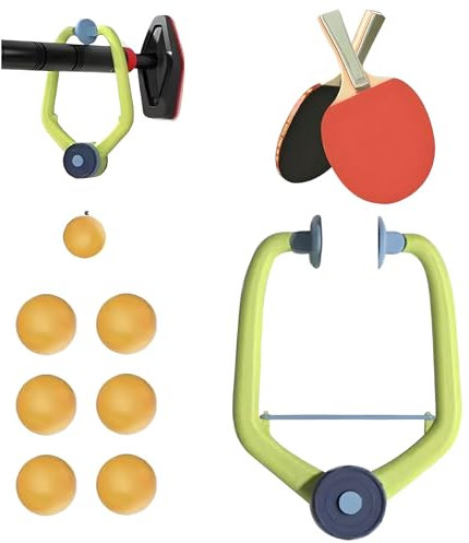 Tür-Pingpong-Spiel Über der Tür, Tischtennis Trainer Set, Verstellbares Ping Pong Trainer, Tischtennis Trainer Zum Aufhängen, Door Game, Pingpong-Trainer für Übungs Familienspiele