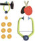 Tür-Pingpong-Spiel Über der Tür, Tischtennis Trainer Set, Verstellbares Ping Pong Trainer, Tischtennis Trainer Zum Aufhängen, Door Game, Pingpong-Trainer für Übungs Familienspiele