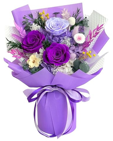 Vrioca Flowers for Delivery, Preserved Flowers Bouquets, Birthday Gifts for Women Mom