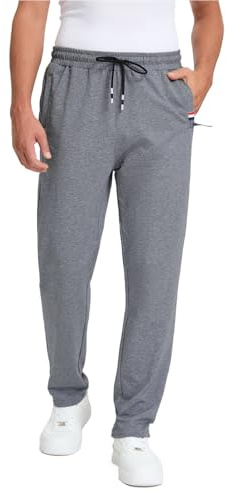 FGFD&OU Jogginghose Herren Sporthose Lang Baumwolle Freizeithose Trainingshose Männer Fitness Joggers Sport Hosen Sweatpants Laufhose Yogahose Sweathose