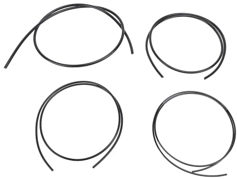 CHICIRIS Corde per Ukulele Dalle Prestazioni Superiori, Suono Potente, Set di Ricambio Completo per Basso e Ukulele, Ideali per gli Amanti della Musica, Nero, 31 Pollici, Materiale PU,