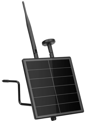 KEEPTEEN D5L-H3 Solar LoRa Mesh Tracker Kit with 5W Solar Panel Built in Heltec ESP32 V4 LoRa Board, Compatible with Meshtastic/Meshcore, Mushroom GPS, 868MHz Antenna, WiFi BLE