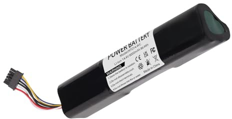 Seilylanka Batteria di ricambio agli ioni di litio da 14,4 V, 6000 mAh, 86,4 Wh, compatibile con i robot aspirapolvere Neato D3, D4, D5, D6, D7 e Botvac Connected