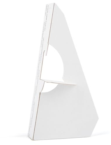 Lineco Single Wing Self-Stick Easel Backs, Size 7, White, Pack of 25 | Single Wing, Acid Free, Display Signs, Canvas, Photographs, Brochures, Posters, Artwork and Crafts, Made in USA