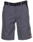 Planam 2372 Highline Herren-Shorts - Optimale Sicherheit und Komfort - Farbe: Schiefer/Schwarz/Rot - Größe: 56