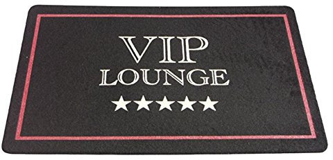 V.I.P. Lounge Fussmatte Fußabtreter VIP ***** Lounge Fußmatte Fußabstreifer