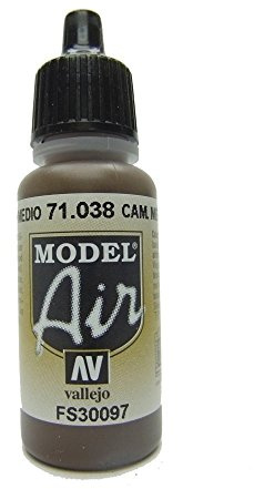 Vallejo Model Air 17 ml Farbe CAM. MEDIUM BROWN