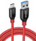Anker Cable USB PowerLine + USB-C a USB 3.0 (1, 8m), alta durabilidad, para dispositivos USB tipo C, incluidos Galaxy S8, S8 +, MacBook
