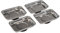 Silverline - Magnetschalen, 4-tlg. Satz 95 x 65 mm (250007)