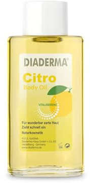 DIADERMA Citro Body Oil: mit Arnika, Hamamelis, Kamille & Salbei – vitalisierend, leicht einziehend, pflegt glatt & geschmeidig, wirkt bindegewebsstärkend, 100 ml