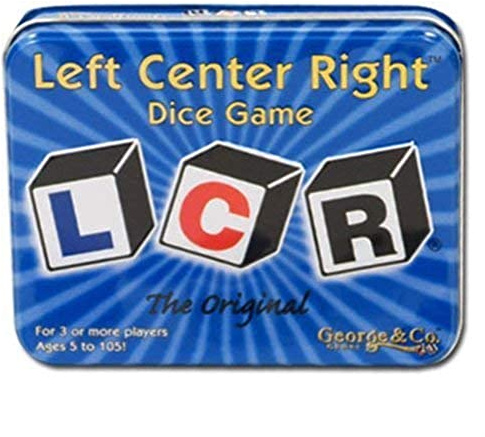 Original LCR Left Center Right Dice Game