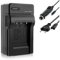 Chargeur (Auto/Secteur) pour Olympus Li-40B/42B, FE-.., mju.., µ.., TG.., VG.., VR.., X..v. liste