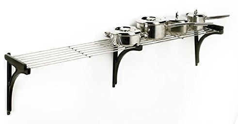 Black Country Metal Works Aga Inspired Stainless Steel Pot Rack - 36