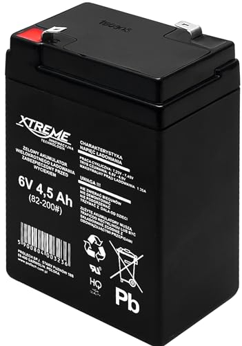 Batteria Gel 6V 4.5Ah Xtreme Senza Manutenzione AGM