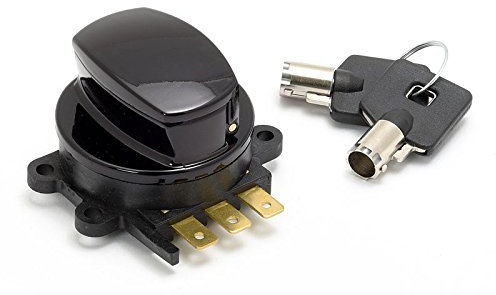 Fat Bob-Zündschloss für Harley ab 1996 mit Tachokonsole, schwarz