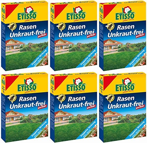 6 x ETISSO Rasen Unkraut-frei perfekt 2x200 ml Unkrautvernichter