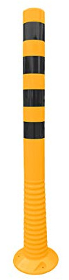 Temka 12241 GS Flexipfosten, gelb-Schwarz