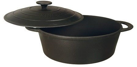 Kinghoff 's KH-2255 Schmortopf, Gusseisen, 29 x 21 x 11 cm, 3,9 l