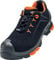 Uvex 2 Halbschuh, Sicherheitsschuhe S3 SRC, Arbeitsschuhe für Damen & Herren, Schwarz/Orange, Weite 14/Extraweit, Größe 44