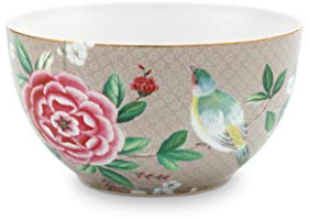 Pip Studio Blushing Birds Bowl Khaki 15 cm