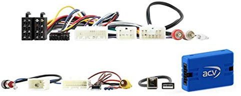 Radio LFB Adapter Lenkradadapter auf China-Radio für Toyota Avensis Corolla RAV4 Yaris Verso Auris E15J Hilux Rush Fortuner ab 2011