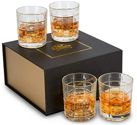 KANARS - Decanter da whisky classico e set di bicchieri Glass Set Trasparente