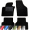 moto-MOLTICO Fußmatten Auto - Velours Autoteppiche passend für BMW 3er E46, Compact, Coupe (1998-2006) - 4-teiliges Set - Schwarze Automatten mit Grauen Ziernähten