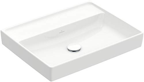 Villeroy & Boch Collaro Waschbecken, 465 x 160 mm, ohne Hahnloch?, ohne Überlauf, ohne Erdung, 4A3363, Farbe: alpinia bia?a - 4A336301