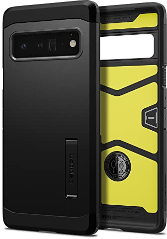 Spigen Tough Armor Hülle Kompatibel mit Google Pixel 6 Pro -Schwarz