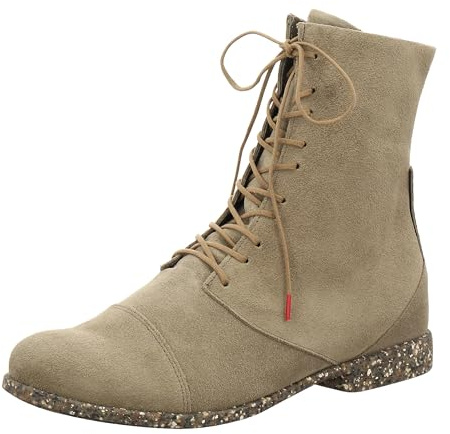 THINK! Damen AGRAT Leder gefütterte nachhaltige Stiefelette, Pallisandro, 38 EU