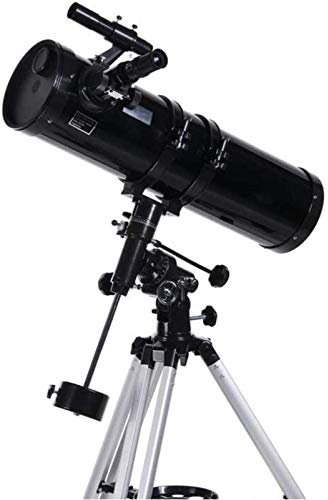 Teleskop für Kinder,Erwachsene und Anfänger,150-mm-Öffnung,astronomisches Refraktor-Teleskop,vollständig beschichtete Glasoptik mit verstellbarem Stativ und Mondfilter,Schwarz_71 x 46 x 33 cm,für den