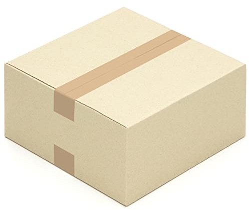 KK Verpackungen® Graskartons 300x300x150 mm | 25 Stück, Versandkartons aus Graspapier | Ressourcenschonende Graspapier Kartons | Nachhaltig, kompostierbar & frei von Chemiezusätzen