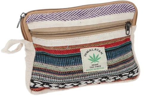 GURU SHOP Ethno Kosmetiktasche, Stiftmäppchen, Utensilo - Bunt, Unisex - Erwachsene, 12x15x3 cm