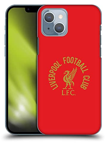 Head Case Designs Offizielle Liverpool Football Club LFC Gold Und Rot Liver Bird Harte Rueckseiten Handyhülle Hülle Huelle kompatibel mit Apple iPhone 14