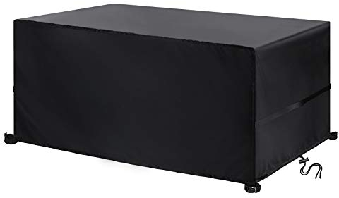 YoungBee Abdeckung für Gartenmöbel, wasserdichte Schutzhülle Anti-UV Abdeckplane für Gartentische Terrassenmöbel, Regenschutz und Staubfest, Schwerlast 420D -Oxford Gewebe 210 * 110 * 74cm