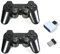 WUGU 2.4G Wireless Gamepad with MIC to USB Patch Cable for Powkiddy X55 Handheld Game Console or Powkiddy RK2023