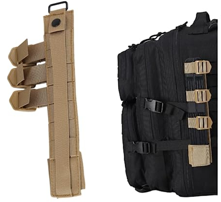 ACEXIER Taktisch Molle Messer Shealth Adapter Befestigung Adapter Pack Rucksack Cinch Fasten Strap PALS Camping Jagdzubehör (Tan)